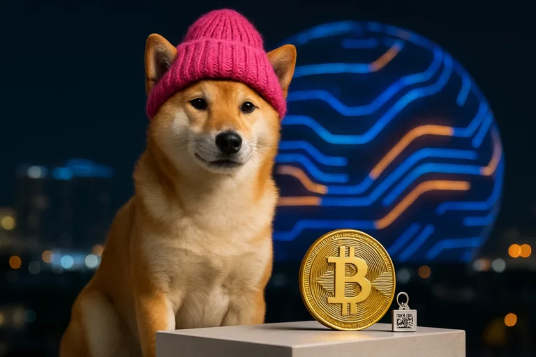 狗帽幣$WIF「粉紅毛帽」拍出6.8枚BTC！買家BAGS執行長：80萬美元換10億迷因敘事